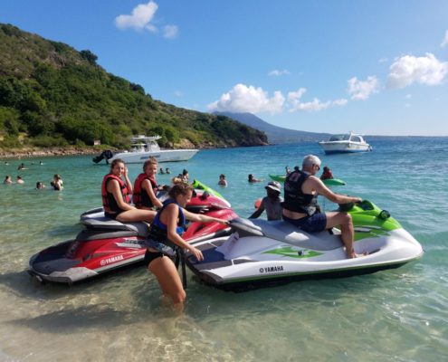 Jetski Tours with St. Kitts Water Sports at Reggae Beach